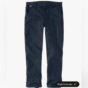 Carhartt Men's FR Relaxed Straight Rugged Flex Duck Dungaree 42 x 34